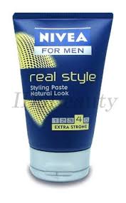 Pomade is a greasy or waxy substance used to style hair with a wet, shiny and slick look. Nivea For Men Real Style Hair Styling Paste 100 Ml