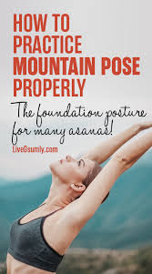 Tadasana Mountain Pose Step By Step Instructions With Benefits In 2020 Easy Yoga Workouts Easy Yoga Poses Yoga Poses