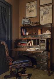Home offices don't have to look like they do at your typical workspace or cubicle downtown. Lucas Patton Design Interior Design Highland Nc Chad Lucas Vintage Home Offices Masculine Home Offices Masculine Home Decor