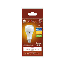 Ge Relax Watt Eq A21 Soft White 3 Way Bulb Led Light Bulb In The General Purpose Led Light Bulbs Department At Lowes Com