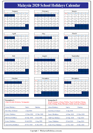 This page contains a national calendar of all 2020 public holidays for malaysia. Malaysia School Holidays 2020 School Calendar Malaysia 2020