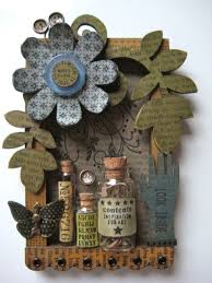 Studio 490 Art Parts Shadow Box Art Shadow Box Art Altered Art Projects Box Art