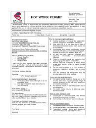 Has the workplace been designed to facilitate. Hot Work Permit Sample Fires Fire Safety