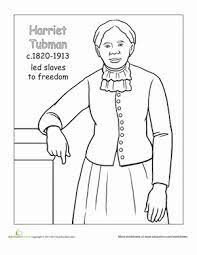 She was not afraid to stand up for others and was brave enough to tour the country to preach for what she believes. A Simple Coloring Page Can Help Teach U S History Introduce Your Child To Har Black History Month Activities Black History Month Art Black History Printables