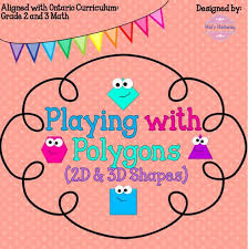 This Tpt Resources Includes 3 Worksheets And 1 Pbl For Polygon Construction Outlining Classifying Polygon Worksheet 2d And 3d Shapes Heptagon Quadrilaterals