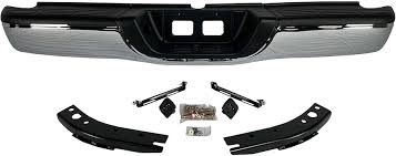 Rear Step Bumper Complete (Chrome)