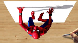 Coloriage spiderman à imprimer ️ dessin de spiderman à colorier ️ spiderman 🕷️ est l'un des héros les plus populaires des créations de marvel 🕸️. 3d Colored Pencil Drawing Of Spiderman Homecoming Speed Draw Jasmina Susak Youtube