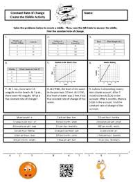 Rates of change by james clay 1926 views. Constant Rate Of Change Graphs Tables Word Problems Create The Riddle