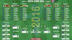 Telechargez Le Calendrier De L Euro 2016 De Football En Pdf Calendrier Match Match France Calendrier
