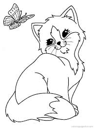 Cute kitten coloring page from cats category. 23 Kitten Coloring Pages Ideas Desen Cu Animale Colorat Pentru Copii Carte De Colorat