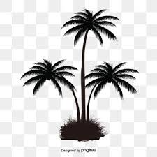Black And White Beach Clipart Transparent Pin On Tree