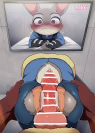 Rule 34 - 1boy 1girls Anthro Blush Censored Clothing Dagasi Female Fox  Furry Judy Hopps Male Nick Wilde Pixar Rabbit Rabbit Ears Rabbit Tail Stuck  In Wall Torn Clothes Zootopia | 7664684