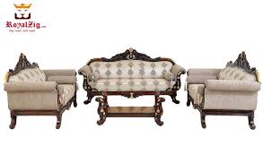 ⭐teak wood beds @ upto 50% off⭐ choose from various original & modern teak wood cot designs such as king size & queen size teak wood bed, single & double teak wood bed, etc. Ankleshwar Handicraft Teak Wood Sofa Set Royalzig