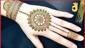 We are having a wide variety of latest tikki style mehndi designs for hands 2017 to make this struggle easier for you. Easy Jewellery Mehndi Designs For Back Hands 2020 Gol Tikki Mehndi Designs Fashion Wing Youtube