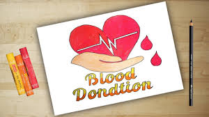 Poster for world blood donor day. World Blood Donation Day Blood Donor Day Poster Drawing Youtube