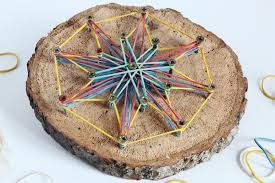 Holz Mandala Mit Kindern Basteln Kinder Basteln Holz Basteln Mit Naturmaterialien Basteln Mit Kindern