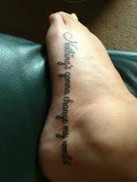 I'll never ask for more than your love. Nothing S Gonna Change My World Across The Universe Thebeatles Beatlestattoo Tattoo Ink Beatles Tattoos Baby Tattoos Body Art Tattoos