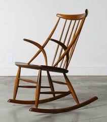 Danish Rocking Chair By Illum Wikkelso 1958 1stdibs Com Rocking Chair Modern Rocking Chair Chair