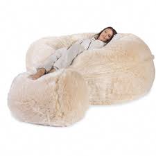 Lounge Pug Cream Fluffy Huge Memory Foam Bean Bag Sofa Beanbag Uk Cloudsac Big Bertha Original Com Hugebeanbagch Bean Bag Chair Bean Bag Bed Giant Bean Bags