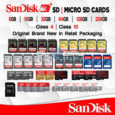 Memory cards are used for storage, but there are different kinds and types of memory cards. Sandisk Sd Card 8 16 32 64 128 Gb Memory Extreme Pro Lot Ultra Original Package Ebay