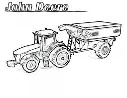 Dessin tracteur avec remorque facile. Coloriage Tracteur John Deere Realiste Dessin Gratuit A Imprimer