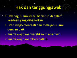 Tanggungjawab tanggungjawab suami (hak isteri) memberi nafkah zahir dan batin membayar mas kahwin kepada isteri memberi layanan yang baik menjaga maruah isteri memberi didikan agama memberi bimbingan dan tunjuk ajar menjaga dari sebarang ancaman adil terhadap semua isteri. Tasawwur Islam Ii Week 2 Munakahat Dalam Islam Ppt Download