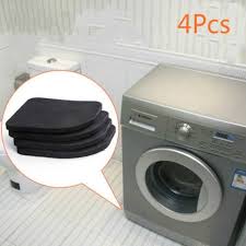 4pcs Washing Machine Refrigeratoranti Vibration Pad Shock Proof Non Slip Foot Feet Tailorable Mat Floor Furniture Protectors Review Bathroom Accessories Sets Washing Machine