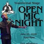 Youniversal Stage: Open Mic Night
