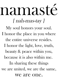Namaste Definition Quote Vinyl Decal Words Definition Quotes Yoga Quotes