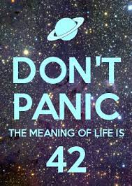 Don T Panic The Meaning Of Life Is 42 Disney Songs Best Disney Songs Calm