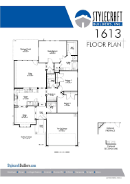 1613 Floor Plan Brookview Community Stylecraft Builders Floor Plans How To Plan College Station