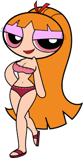 Rule 34 - Alpha Channel Bikini Blossom (powerpuff Girls) For Sticker Use  Png Powerpuff Girls Red Hair Sticker Template Transparent Background  Transparent Png | 8816958
