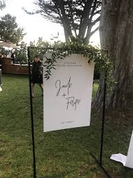 Metal Frame Hanging Sign Holder