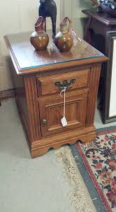These bedside tables are made of walnut wood and made in america. Broyhill End Table With Magazine Rack Rusty Gold Antiques And Flea Market Facebook