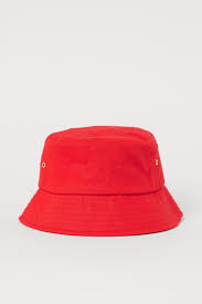 Bucket Hat Bright Red Ladies H M Us Red Bucket Hat Trendy Hat Bucket Hat