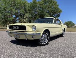 Image result for Springtime Yellow 1966 Mustang