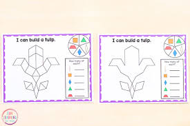 A set always includes these shapes: Spring Pattern Block Mats