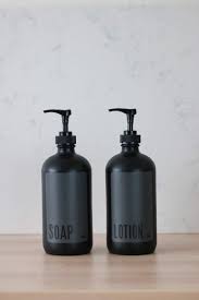 Maybe you would like to learn more about one of these? Black Glass Modern Soap And Lotion Dispenser Set Soap Bottle Urban Ember Lotion And Soap Dispensers Glass Soap Dispenser Dish Soap Dispenser