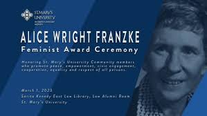 Alice Wright Franzke Feminist Award