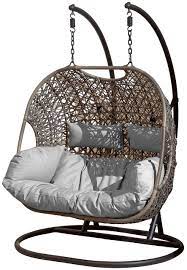 Check spelling or type a new query. Suntime Brampton Luxury Rattan Wicker Outdoor Hanging Cocoon Egg Swing Chair With Grey Cushions And Cover Double Buy Online In Colombia At Desertcart Co Productid 184107446
