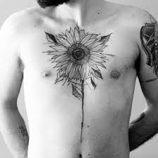 Sunflower Tattoos For Men Ideas And Inspiration For Guys Sunflower Tattoo Meaning Chest Tattoo Men Sunflower Tattoos
