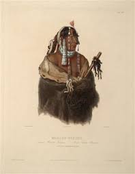 Mandeh Pahchu A Young Mandan Indian Plate 24 From Volume 1 Of Travels In The Interior Of North America Karl Bodmer Mandan Indians Indian Native American Art