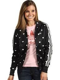 Black And Gold Adidas Jacket Womens Heart Adidas Track Jacket Adidas Track Jacket Black Tops Fitness Fashion