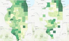 Illinois county map with county seat cities. Covid 19 Maps And Data For Chicago And Illinois School Of Public Health University Of Illinois At Chicago