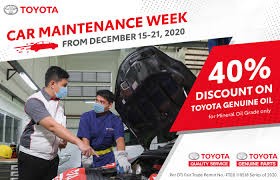 Easily schedule your next service appointment online now with findlay toyota. Toyota Announces Car Maintenance Week And More Service Offers This Dec