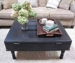 Add some castor wheels and you've got a coffee table, place doors behind your bed to create a headboard in an instant! Vintage Door Coffee Table Diy My Repurposed Life Rescue Re Imagine Repeat
