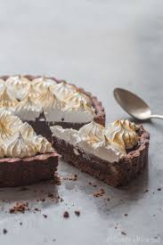 Tarte Chocolat Noisette Meringuee Recette Tarte Au Chocolat Gateaux Et Desserts Chocolat