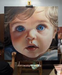 Commissioned abstract oil painting from the early 2000s