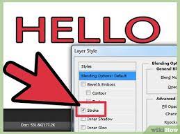 You can outline text in adobe photoshop to make it stand out. How To Add Strokes To Text In Photoshop 6 Steps With Pictures