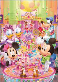 ステンドアート266スモールピースジグソーパズル キャンディー amp hearts パーティー ミッキーマウスの壁紙 キャンディーパーティー ジグソーパズル